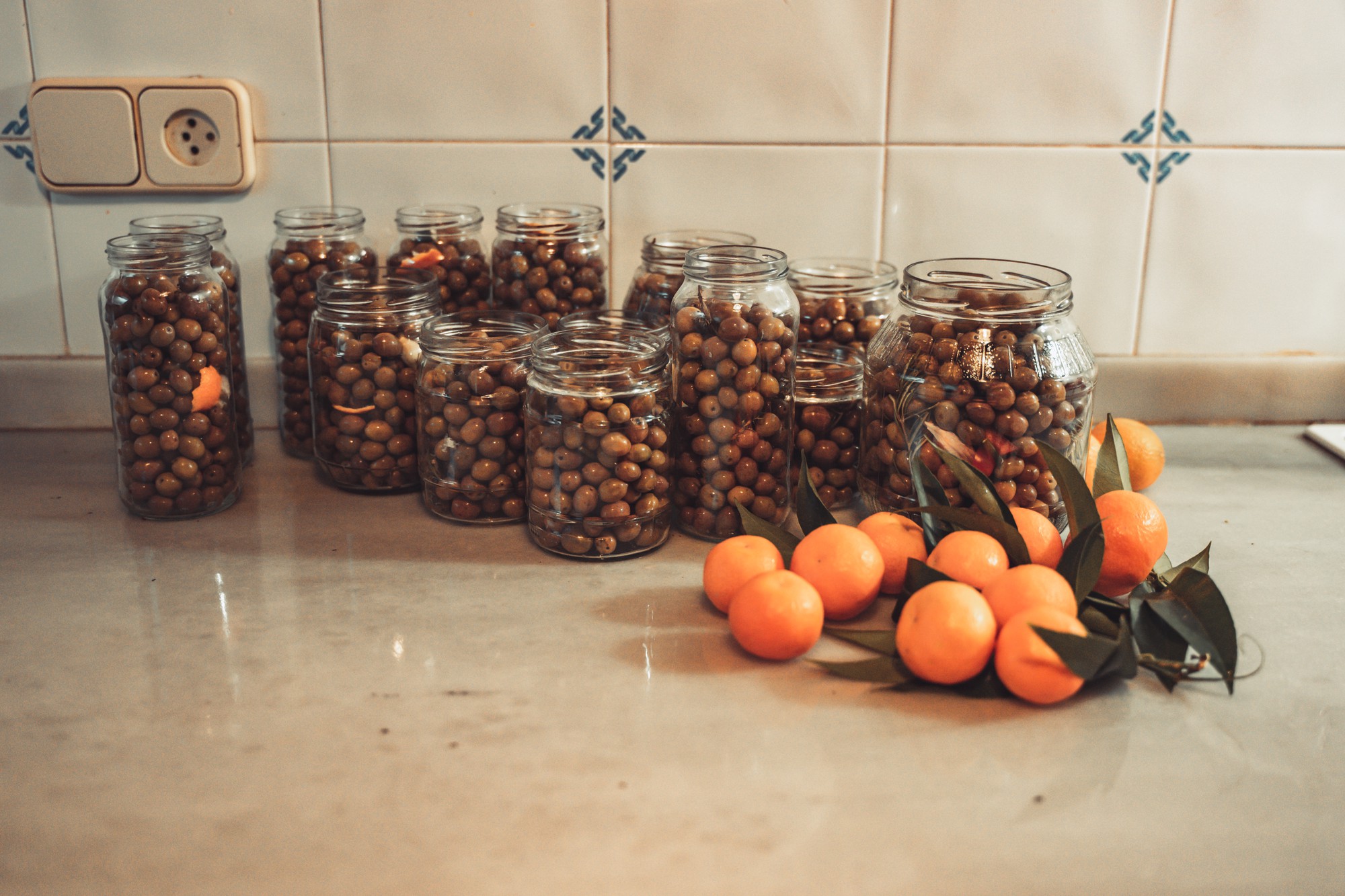 Small: jars of preserved citrus