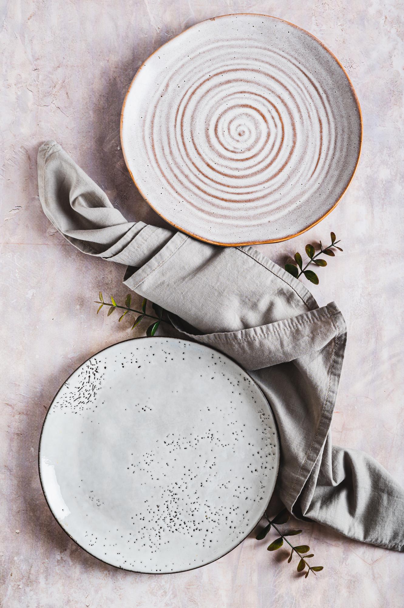 Sample plated menu spread